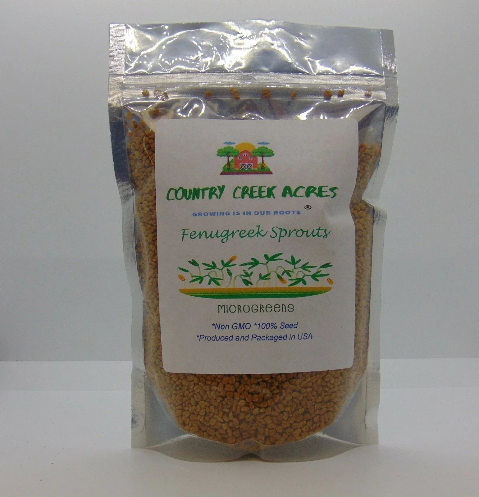 Organic Fenugreek Seeds 16 oz for Culinary Use, Trigonella foenum-graecum, Non-GMO, Easy to Grow