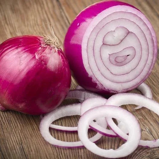 Red Creole Onion Seeds - Heirloom Non-GMO Allium cepa, Bulb-Forming, Full Sun, 250 Seeds