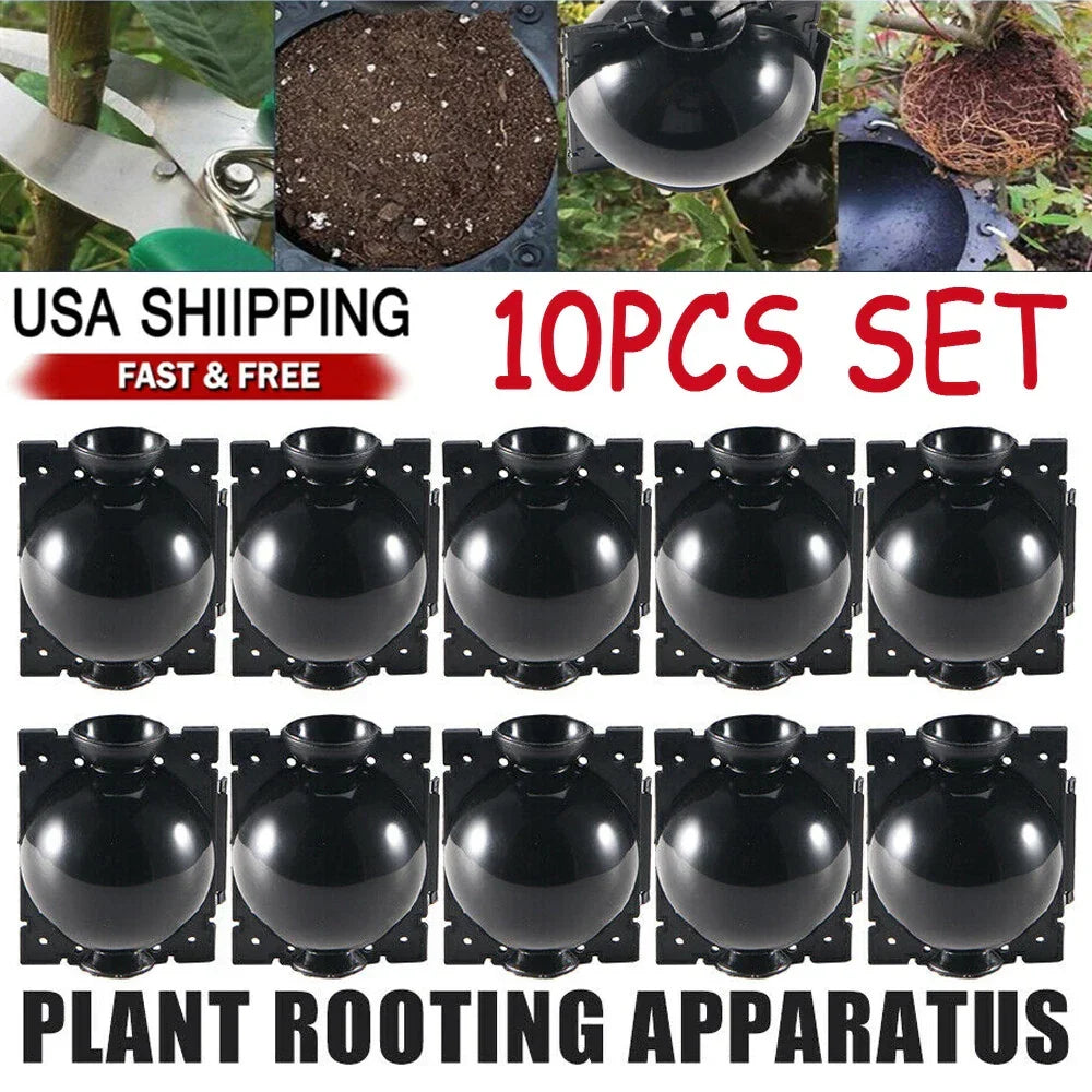High Pressure Propagation Rooting Device Box – 10X Grafting Tool for Plant Growth, Garden Propagation System, Reusable Plant Rooting Kit