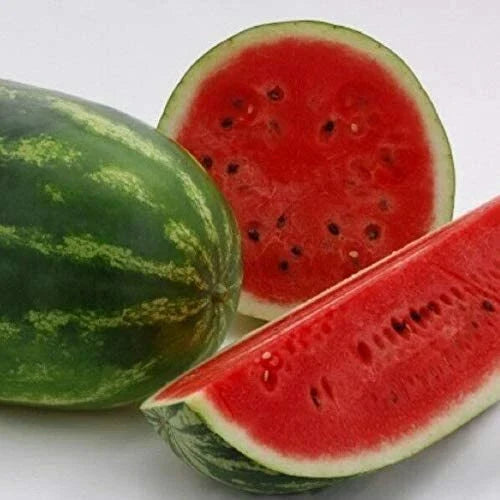 Sweet Watermelon Seeds - Heirloom Non-GMO Cucumis melo Seed Packet for Home Garden, Juicy Red Flesh