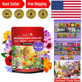 Spring Blooming Wildflower Seed Mix - 1/2 lb Non-GMO Seeds for Pollinator Gardens and Naturalized Landscapes