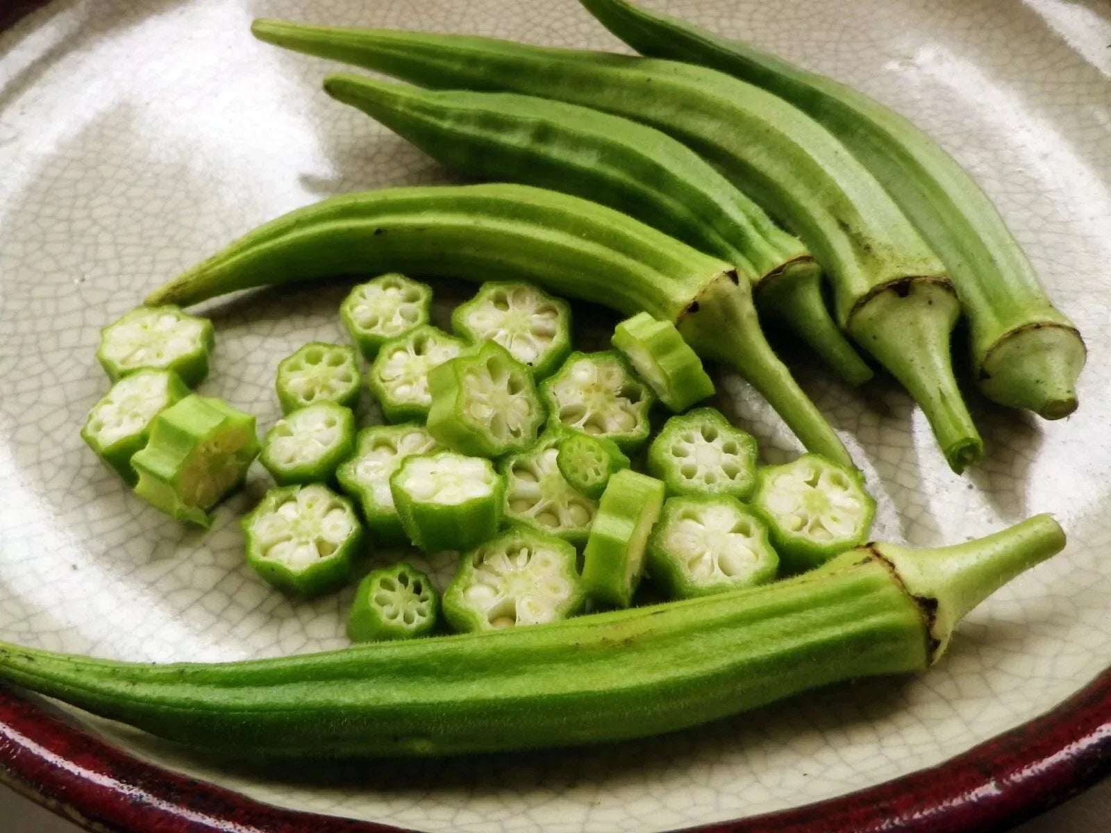 Louisiana Longhorn Cowhorn Okra Seeds - Heirloom Non-GMO Vegetable Seeds for Planting - Abelmoschus esculentus