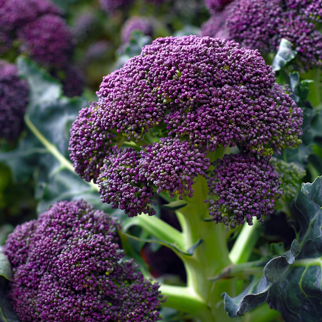 Purple Sprouting Broccoli Seeds – 150 Heirloom Brassica Oleracea for Winter Harvest, Cool-Season Vegetable Seeds