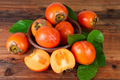 Kaki Persimmon Cuttings for Grafting, Diospyros Kaki Tomel, Unrooted Fruit Tree Propagation, 5 Pieces